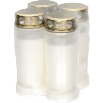 Hautakynttilä 90 h 4 kpl