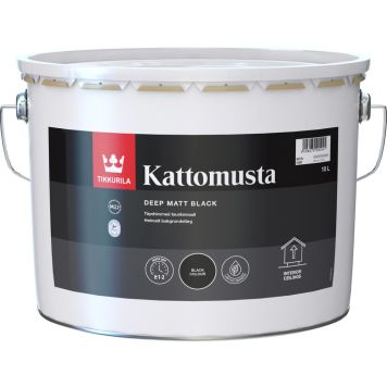 Kattomusta Tikkurila 10 l