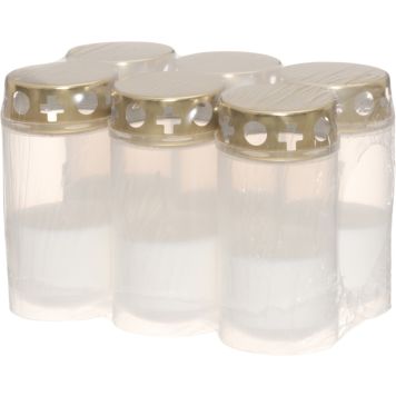 Hautakynttilä 25 h 6 kpl