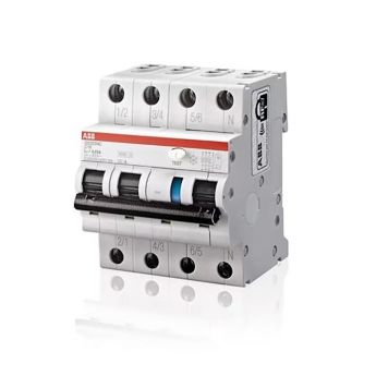 Vikavirtajohdonsuojakatkaisija ABB 4-nap C-käyrä 16A 30mA 6kA