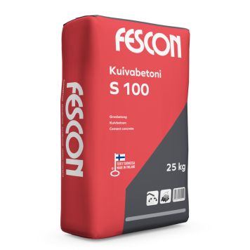 Kuivabetoni Fescon S 100 25 kg