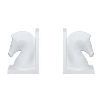 Kirjatuki 4living Hevoset Valkoinen 2 kpl