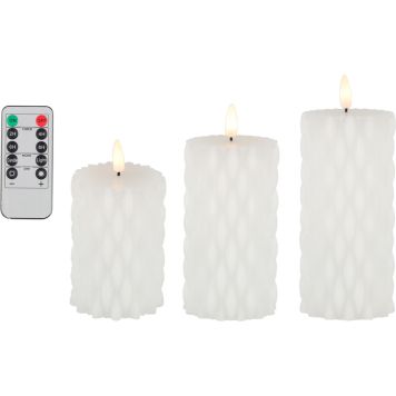 LED-kynttiläsarja Carisma 3D liekki