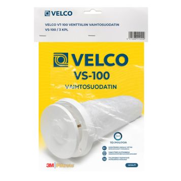 Vaihtosuodatin Velco VS-100 3 kpl/pkt