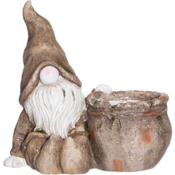 Puutarhapatsas tonttu ja ruukku