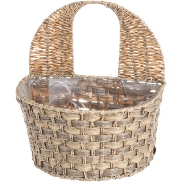 Seinäruukku Mocca puolikaari 32 x 22 x 17 cm