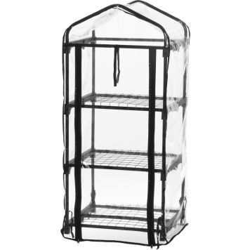 Kasvihuone 50 x 45 x 108 cm musta