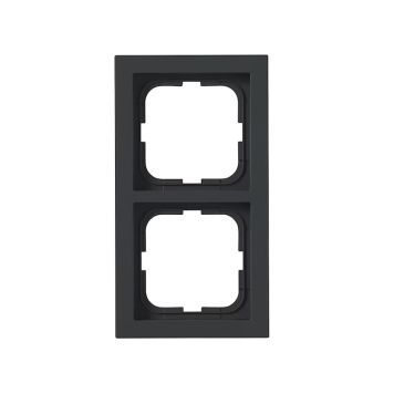 Peitelevy ABB Impressivo 2-os 1722F85-885P Mattamusta 85 x 156 mm