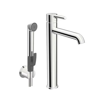 Pesuallashana Oras Optima Style 2602FH Bideellä Kromi