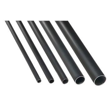 Alumiiniputki Ensto musta 25 x 3000 mm