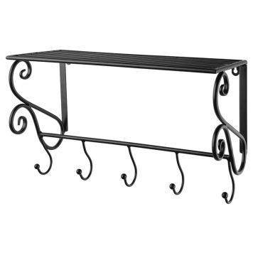 Seinänaulakko hyllyllä 4living Curly