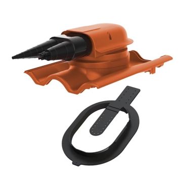 Kattolevy Vilpe Click Solar tiili Tiilenpunainen