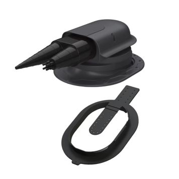 Kattolevy Vilpe Click Solar Classic musta 433 x 276 x 180 mm