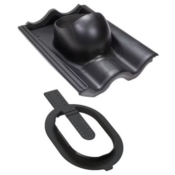 Kattolevy Vilpe Click Tiili 440 x 330 x 165 mm Musta