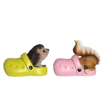 Puutarhapatsas 4living Eläin muovisandaalissa lajitelma