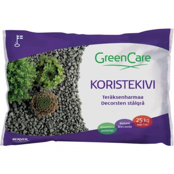 Koristekivi Greencare 25 kg teräksenharmaa