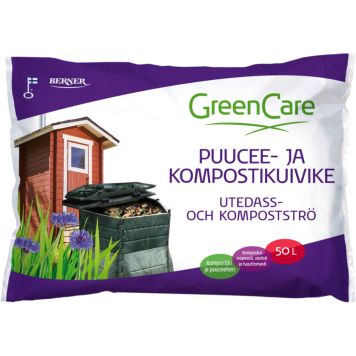 Puucee- ja kompostikuivike Greencare 50 l