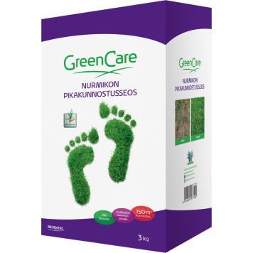 Nurmikon pikakunnostusseos Greencare 3 kg