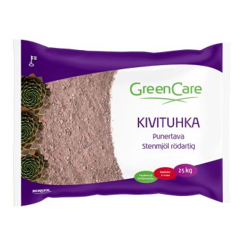 Kivituhka GreenCare punertava 0–6 mm 25 kg
