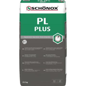 Oikaisutasoite ja korjausmassa Schönox PL PLUS 25 kg
