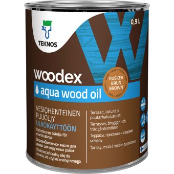 Puuöljy Teknos Woodex Aqua Wood Oil Ruskea