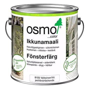 Ikkunamaali Osmo Color 8105 valkoinen 0,75 l