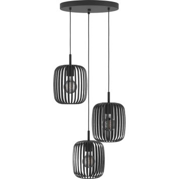 Riippuvalaisin Eglo Romazzina Musta 3-osainen