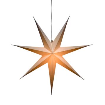 Paperitähti Konstsmide valkoinen Ø 78 cm