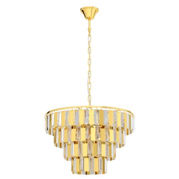 Riippuvalaisin Eglo Erseka messinki/kristalli