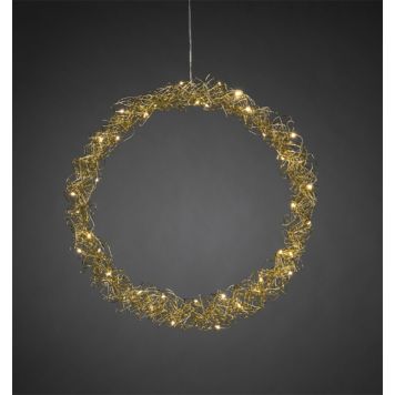 Metallikranssi Konstsmide 45 cm Kulta