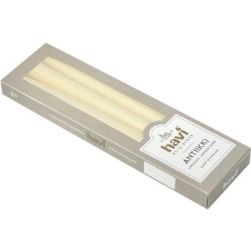 Antiikkikynttilä Havi 28 cm 4 kpl shampanja