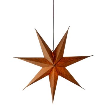 Paperitähti Konstsmide juutti beige Ø 60 cm