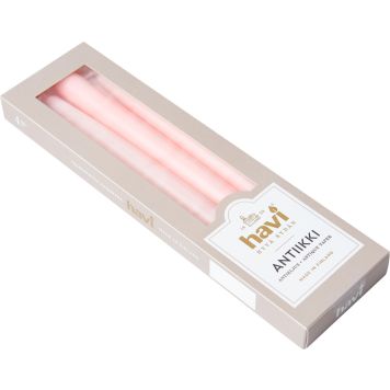 Antiikkikynttilä Havi 28 cm 4 kpl puuteri