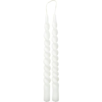 Kierrekynttilä Havi's 30 cm 2 kpl valkoinen