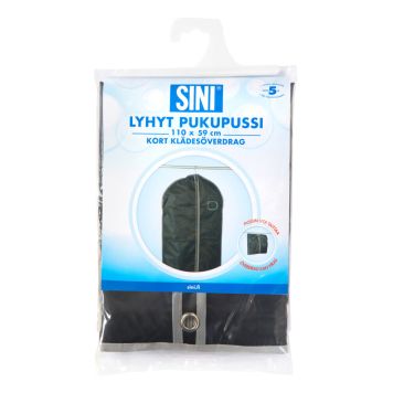 Lyhyt pukupussi Sini musta 59 × 110 cm