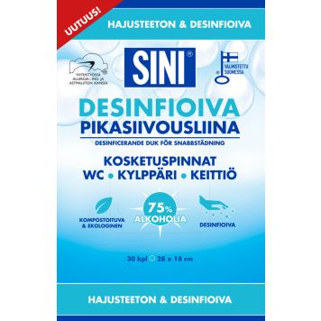 Desinfioiva pikasiivousliina Sini 30 kpl