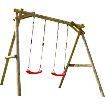 Keinuteline Nordic Play kahdella keinulla