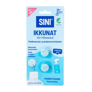 Puhdistusaine Sini Ikkunat Täyttöpakkaus Merenraikas