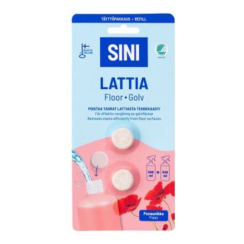 Puhdistusainetabletti Sini Lattiapuhdistusaine täyttöpakkaus 2 x 500 ml