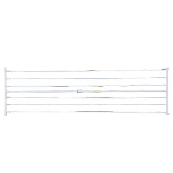 Säädettävä kuivausteline Sini valkoinen 135–235 cm