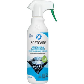 Kristallin ja lasinpesuaine Softcare 500 ml