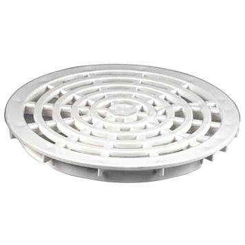 Lattiakaivon kansi matala valkoinen