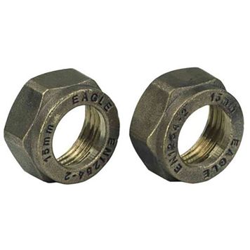 Puserrusmutteri Gelia 1/2" × 15 mm 2 kpl/pss