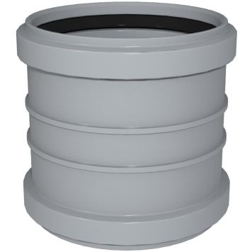 Kaksoismuhvi Uponor 110, Harmaa