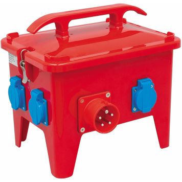 Pinottava Työmaakeskus Malmbergs Vikavirtasuoja 16A 290 x 300 x 280 mm