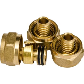 Jakotukin liitinsarja PEX Gelia 15 x 2,5 mm 3 kpl/pss