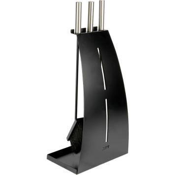 Takkasetti Pisla HTT Kelo musta 25 x 16 x 56 cm