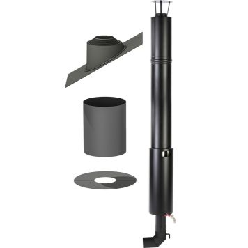 Korpi- ja hohtokamiinapiippu Pisla HTT vesisäiliöllä