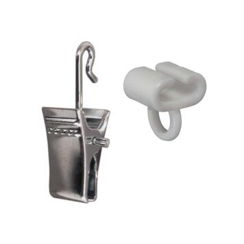 I-kiskon muoviliuku nipistimellä Pisla 20 kpl