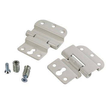 Lehtisarana Pisla 602 teräs/valkoinen 70 x 50 mm 2 kpl